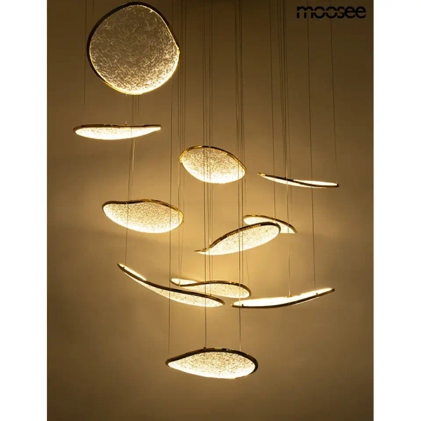 Złota lampa wisząca MEDUSA MSE1501100590 1xLED 122W 4000K glamour
