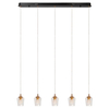Salonowa lampa wisząca BERLIANE 00430/20/60 LED 4W 2700K czarna złota