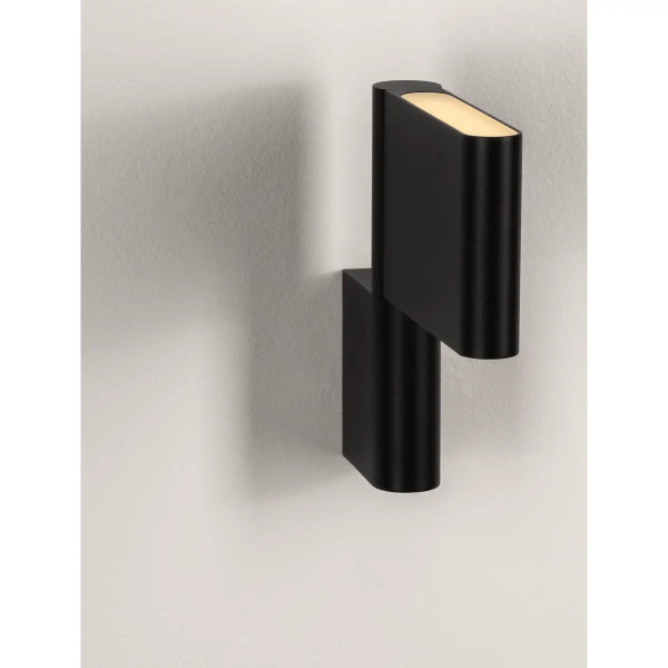 Designerska lampa ścienna RIVENZA LE45541 LED 5W 3000K czarna