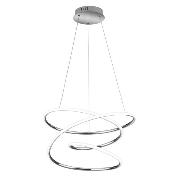 Wisząca lampa NEMENIA DL106-37051 RL Light LED 36W 4000K pofalowana chrom