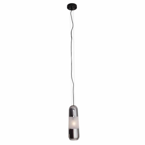 Wisząca lampa Mauri P0590 do jadalni przydymiona czarna