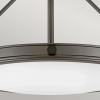 Lampa sufitowa do salonu Collier HK-COLLIER-SF-M-BX okrągła czarna
