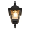 Metalowa lampa ścienna Livenza 205767132 IP44 latarnia czarny