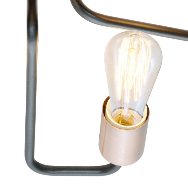 Lampa sufitowa HERPE 35-66930 industrialna pręty bulbs pająk sticks loft