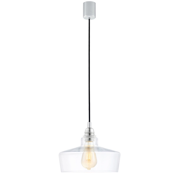 LAMPA wisząca LONGIS III 10142109 Kaspa szklana OPRAWA loftowy ZWIS przezroczysty