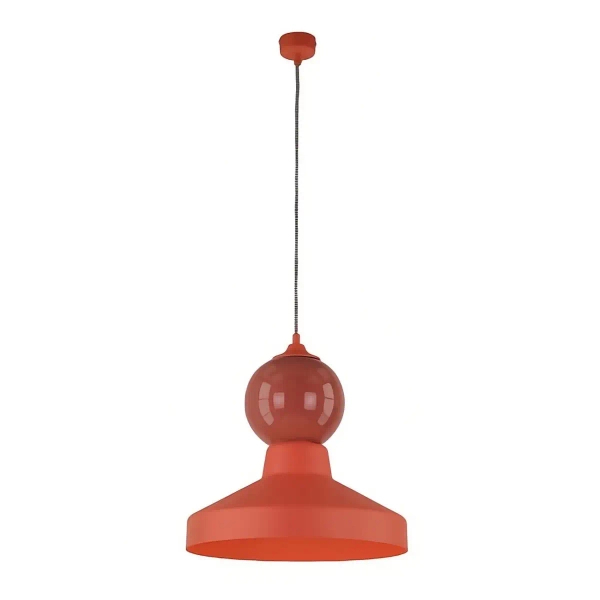 Wisząca lampa z ceramiki Tigali terakotowa 5243 1xE27 nad stół