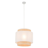 Wisząca lampa okrągła Boho 5653 TK Lighting naturalny biały słomkowy