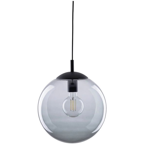Lampa wisząca nad wyspę Esme 5380 kula metalowa czarna grafitowa