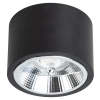 Lampa sufitowa natynkowa Redondo ML1074 tubka czarna