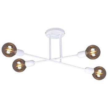 Plafon LAMPA sufitowa Sitya K-4392 Kaja industrialna OPRAWA metalowe pręty sticks białe
