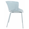 Jasnoszare krzesło nowoczesne Garret ARM-001.GREY do kuchennego stołu