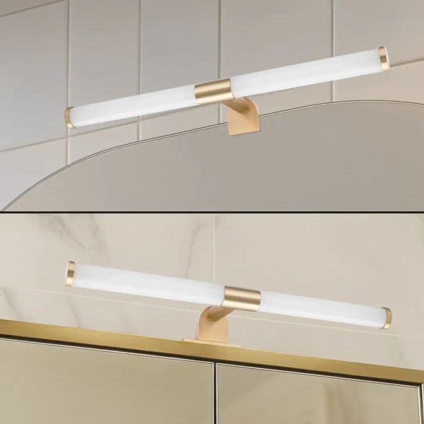 Nowoczesny kinkiet do łazienki Apa ML2253 LED 6W 4000K IP44 złoty