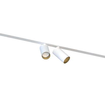 Podtynkowa lampa sufitowa spot Mono 7687 salonowa kierunkowa metalowa biała