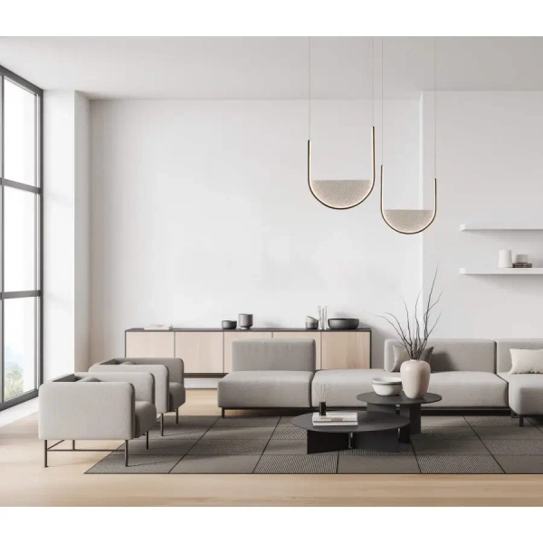 Pojedyncza lampa wisząca 23166 LED 20W 3000-4000K jasno szary