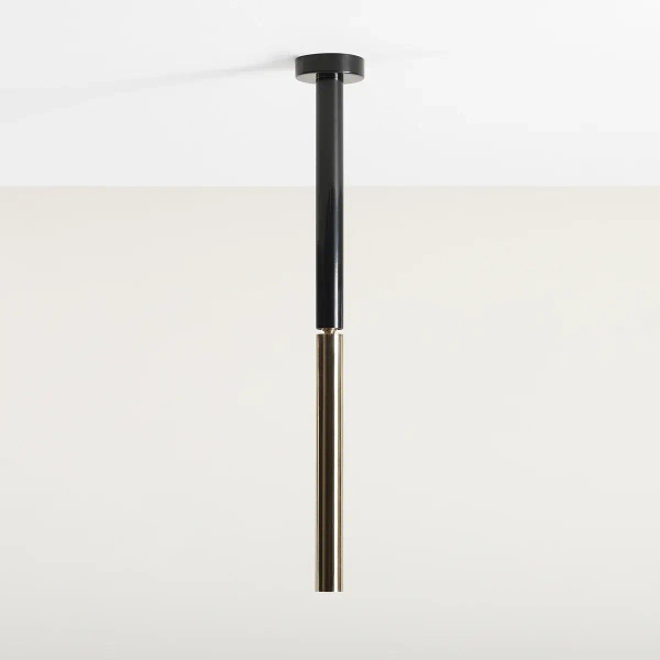 Sufitowa lampa tuba Stick 1067PL_G1_S Aldex metalowa czarny złoty
