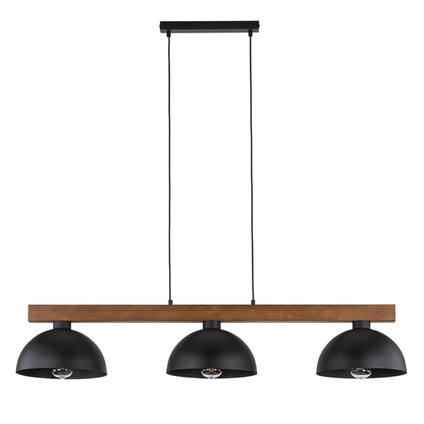 Skandynawska lampa wisząca Oslo 3253 TK Lighting potrójna drewniana
