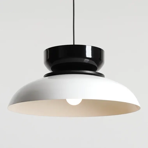 Lampa wisząca nad wyspę ALDO 1152G2_3_C do jadalni biała czarna