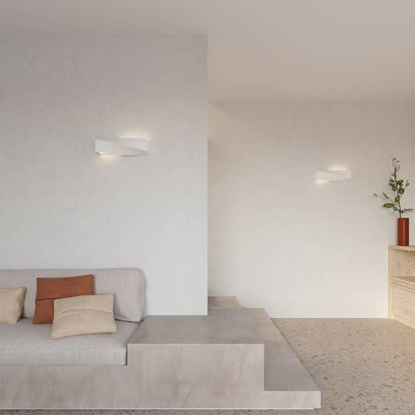 Kinkiet LAMPA ścienna SL.0003 ceramiczna OPRAWA przyścienna biała