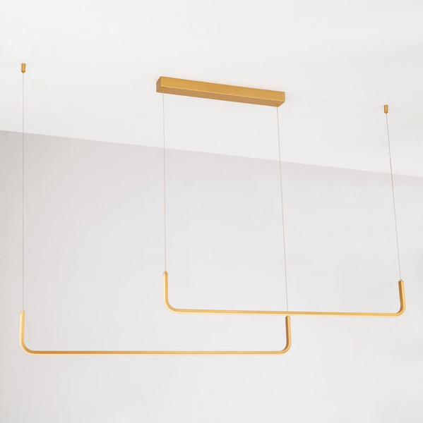 Zwisająca lampa do salonu PIURA LE44358 LED 40W 3000K złota