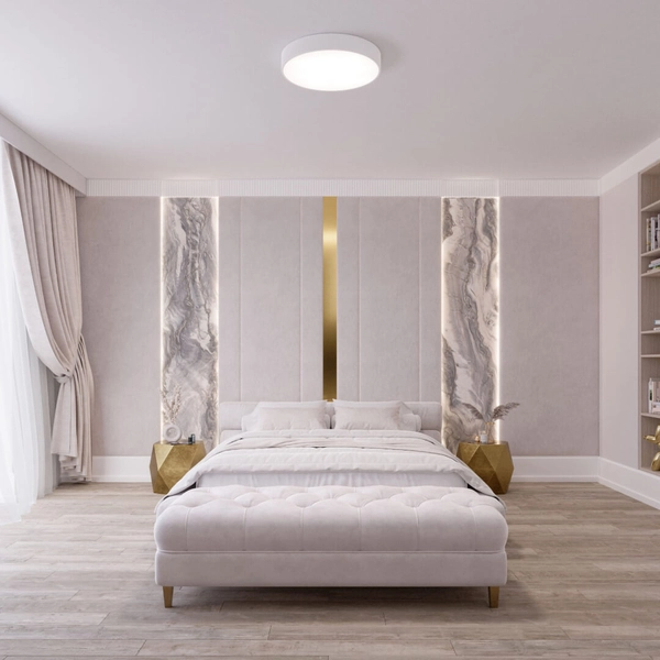 Sufitowa Cleo LAMPA okrągła 137623613905 TEAM metalowa OPRAWA natynkowy plafon biały