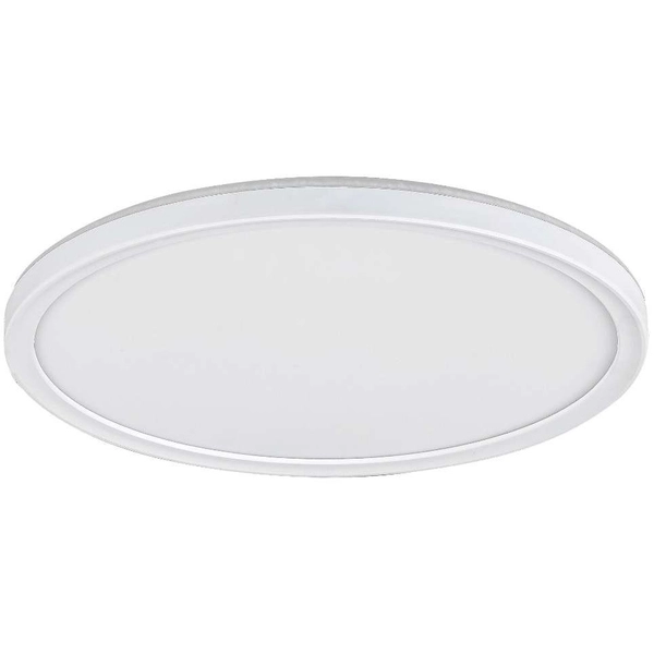 Sufitowa LAMPA plafon PAVEL 3428 Rabalux metalowa OPRAWA płaska okrągła LED 22W 4000K biała