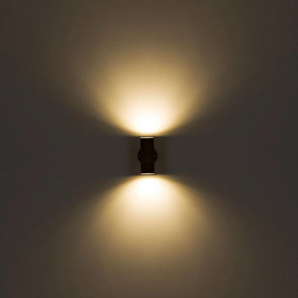 Ogrodowa LAMPA ścienna JAICY 3201W-2 Globo kinkiet zewnętrzny IP44 brązowy