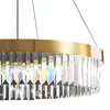 Kryształowa lampa wisząca CGLUXIT60 LED 38W glamour złota
