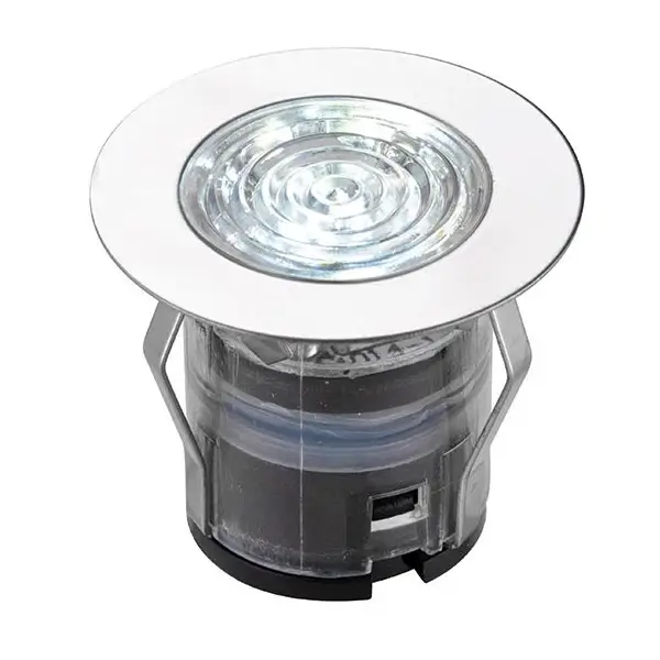 Wpustowe oczka 10 szt. IKON 76616 LED 0,75W 6500K z wtyczką IP67 srebrne