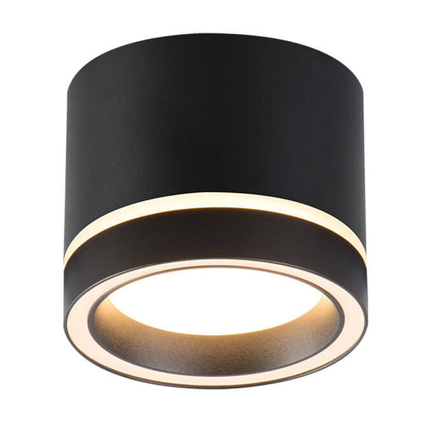 Natynkowa oprawa sufitowa Kendal LP-6331/1SM R2 BK Light Prestige spot czarny