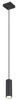 Lampa wisząca Robby 57911HB okrągła do holu czarna chrom