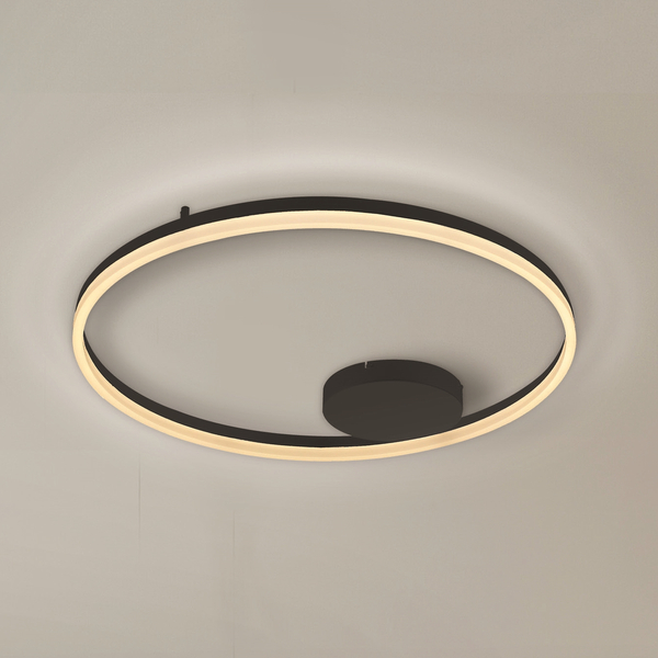 Plafon przysufitowy Halo AZ5345 LED 60W 3000-6000K ring pilot czarny