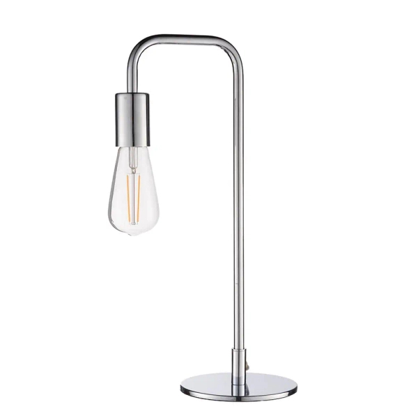 Stołowa lampka do gabinetu Rubens 76344 metalowa chrom