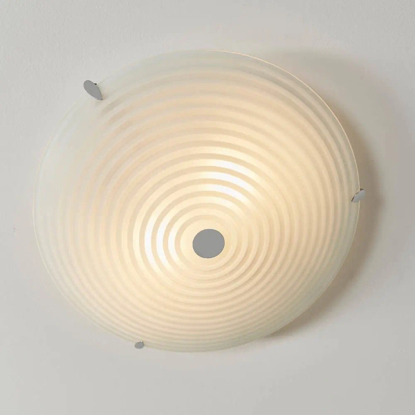 Plafon do salonu Roundel 633-32 okrągły chrom przezroczysty