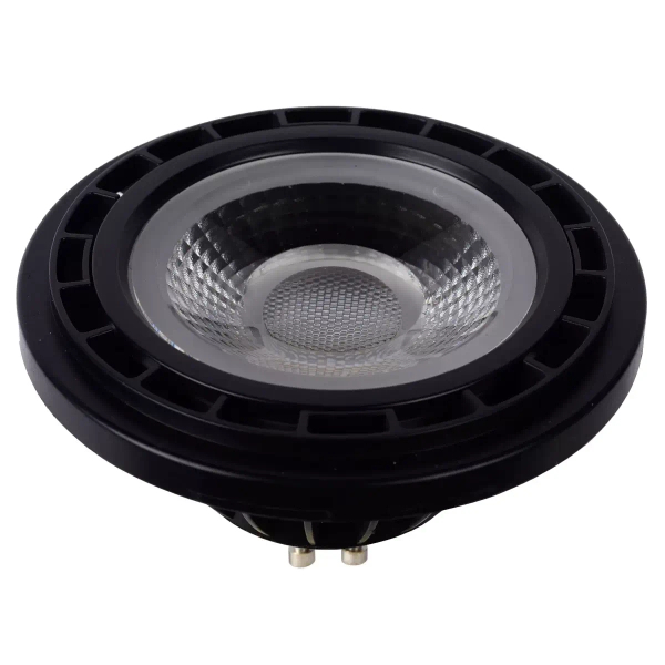 Okrągła żarówka LED 49041/12/30 Lucide GU10 12W 2200-3000K 820lm czarna