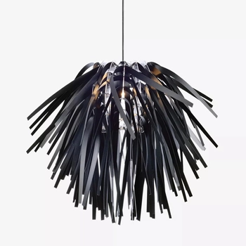 Designerska lampa wisząca FLORAL 105985 Markslojd do salonu czarna