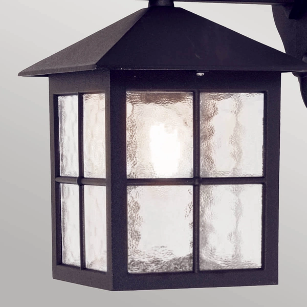 Zewnętrzna lampa na ściane Winchester BL18-BLACK Elstead latarnia IP23 czarny
