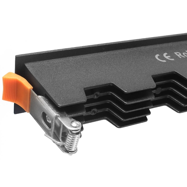 Lampa liniowa LED 588 Domeno LED 20W 3000K metalowa czarna