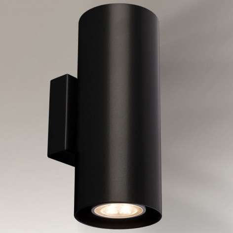 LAMPA ścienna KOBE 4440 Shilo metalowa OPRAWA kinkiet tuba czarna passa