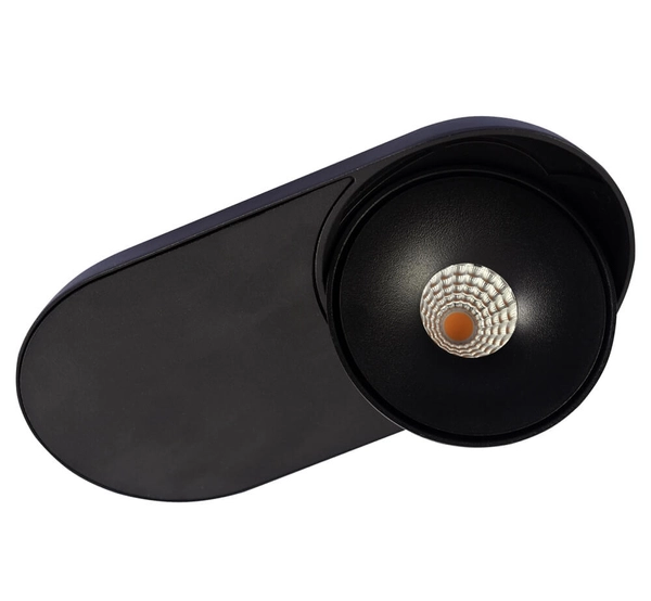 Owalna lampa natynkowa Toronto AZ4064 LED 10W 3000K czarna