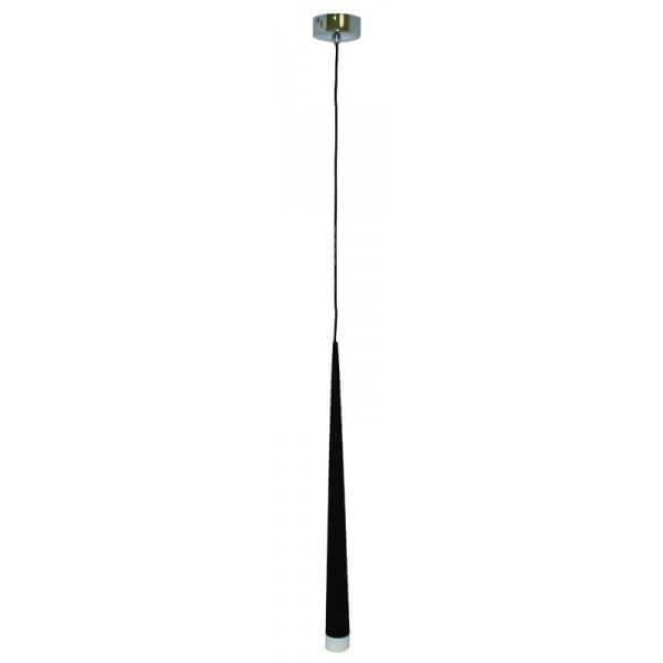 Minimalistyczna lampa wisząca Stylo do salonu czarna