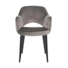 Tapicerowane krzesło Giovanna S4483 FR FEATHER Richmond Interiors szary czarny