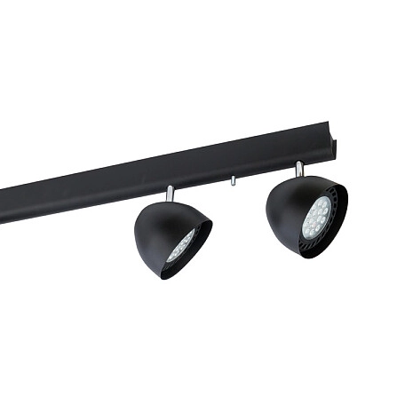 Reflektorowa lampa sufitowa Vespa 8842 czarna listwa do biura