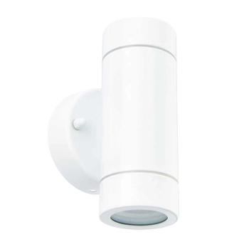 Elewacyjna lampa góra-dół Palin 75439 Saxby IP44 biała