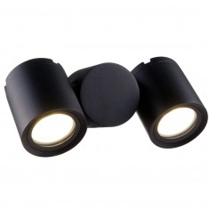 Zewnętrzna LAMPA ścienna WALLSTREET O010WL-02B Maytoni metalowa OPRAWA elewacyjna outdoor IP54 czarna