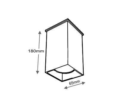 Downlight LAMPA sufitowa TODA 7001 Shilo natynkowa OPRAWA biała