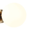 Złota lampa ścienna Ball 1076C30_S Aldex nowoczesny kinkiet do sypialni