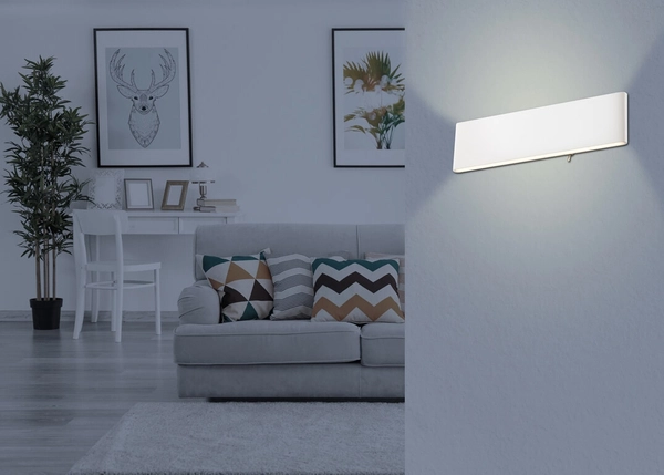 Lampa ścienna Siegfried 41751-12W podłużna LED 24W biała