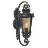 Zewnętrzna lampa ścienna Baltimore BT1-M Elstead latarnia IP44 szkło brąz