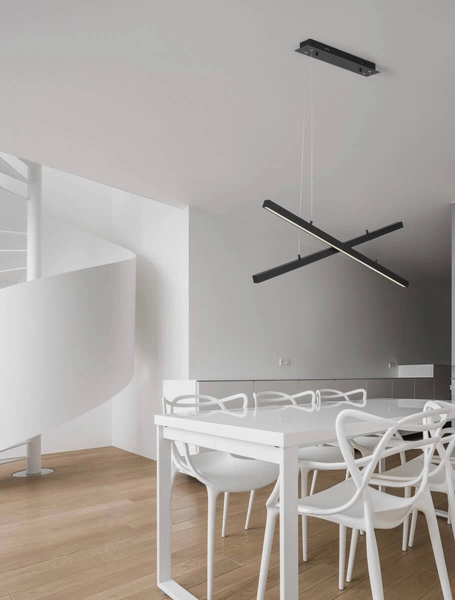 Lampa wisząca PUEBLA LE42799 Luces Exclusivas nad wyspę LED 40W 3000K czarna