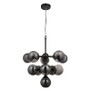 Molekułowa lampa wisząca Oscar 101148 balls czarny przydymiony